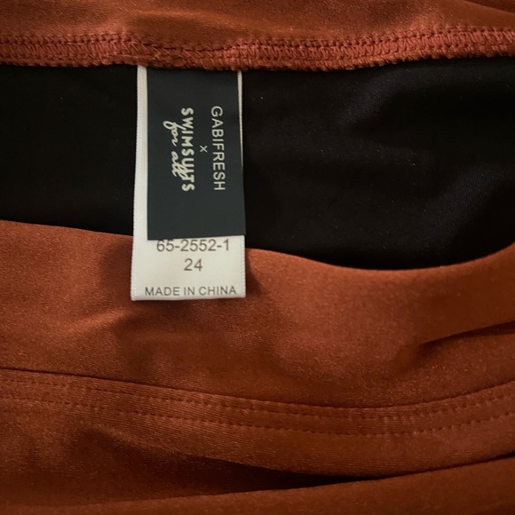 Swimsuits For All Brown Bikini High Waisted and Smooth Fabric - Picture 4 of 4